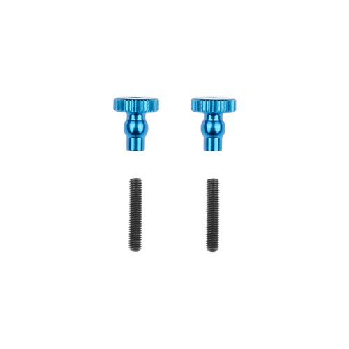 RC10 4WD TEAM Car Aluminum Chassis Stiffener Thumb Screws, Blue