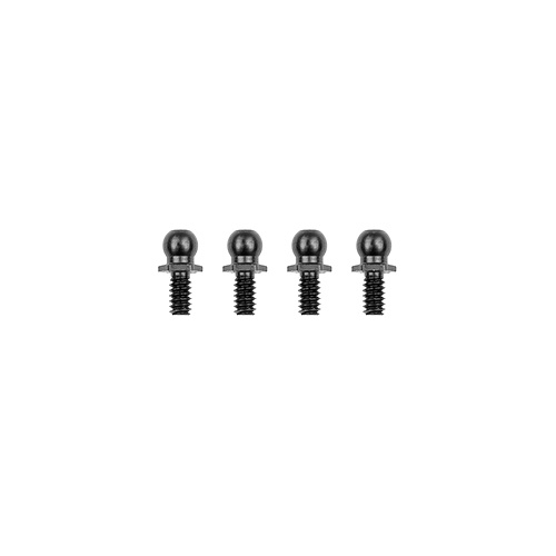 RC10 Ballstuds 5.3mm, Short Neck, Black
