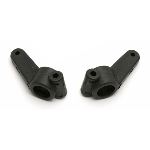 RC10 Inline Steering Blocks & Rear Hub Carriers 0 Deg, Black