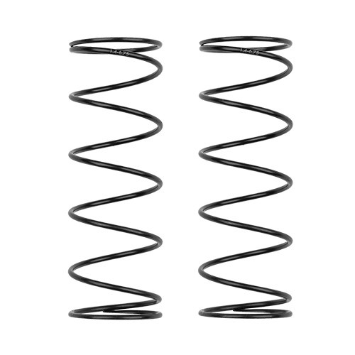 16mm Shock Springs, Yellow 4.40 lb/in, L66, 6.75T, 1.4D
