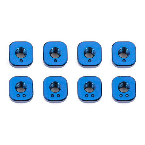RC10F6 FT Camber Bushings, blue aluminum