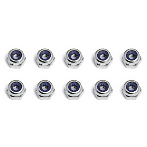 Locknuts, M2.5x0.4, Shock Piston, silver