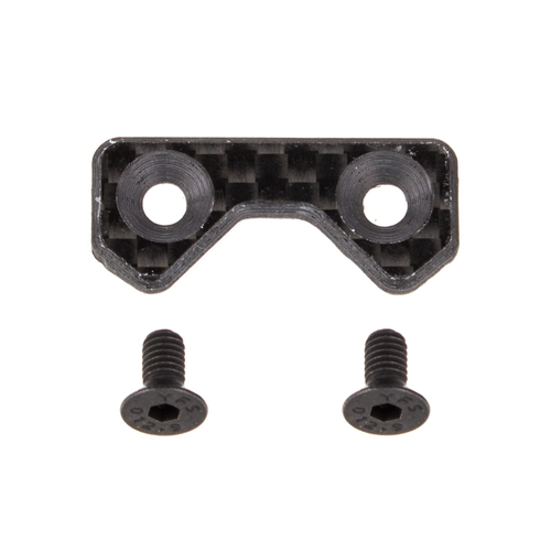 FT RC10 One-Piece Front Wing Button, carbon fiber