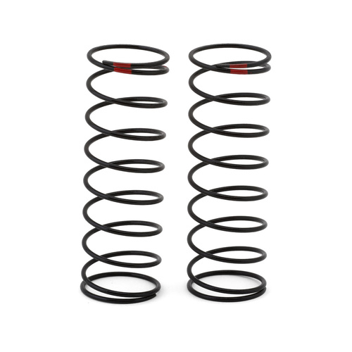 Team Associated RC10 13mm Rear Shock Springs (2) (Red/2.4lbs)