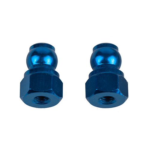 RC10B7 Shock Bushings, 8mm, blue aluminum