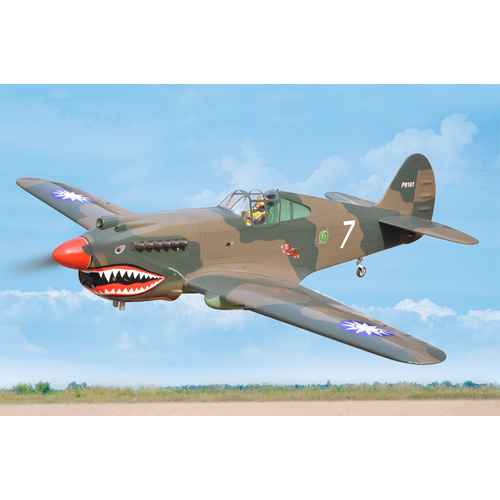 P-40C Tomahawk ARTF  , 60CC gas  (covered with HEAT-SHRINK FILM WITH PRINTED)