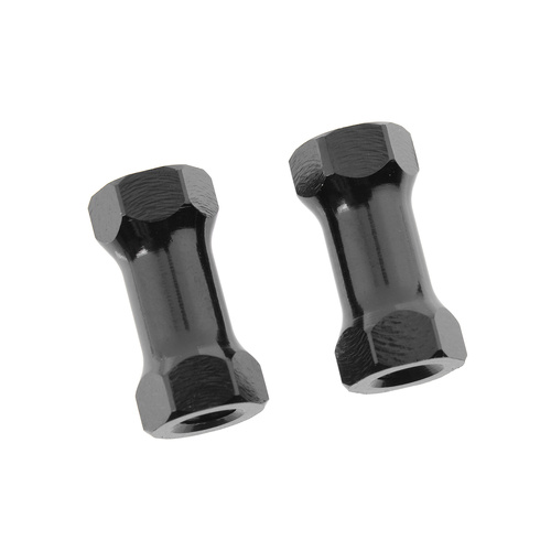 Team Corally - Chassis Post - 12mm - Alu - Aluminium - Black - 2 Pcs