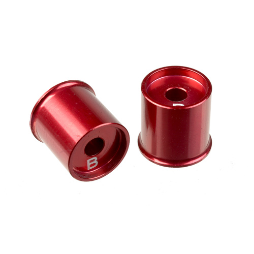 Team Corally - Alum. Lower Arm Cap SSX-10 - B - -1mm - 2 Pcs