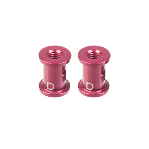 Team Corally - Alum. Spacer Holder - D - 9mm - 2 Pcs