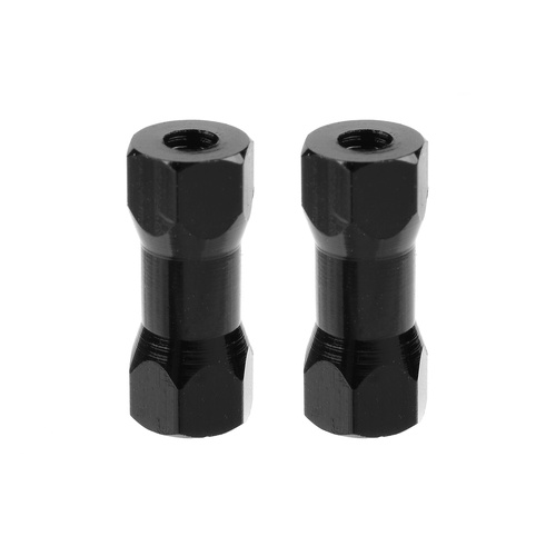 Team Corally - Chassis Post - 15mm - M3 - Black - 2 Pcs