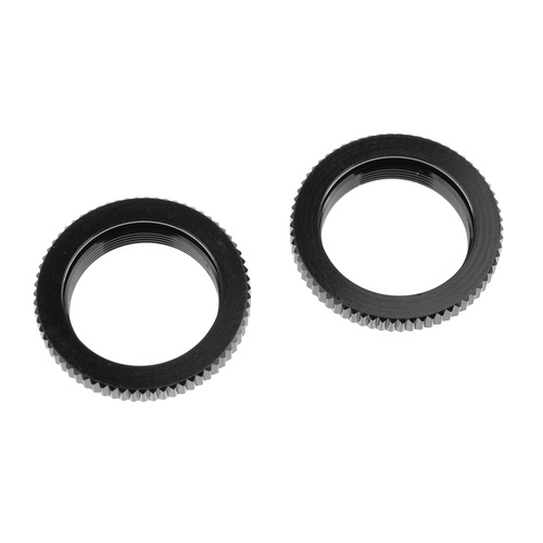 Team Corally - Shock Body Spring Adj. Nut - Alu. - 2 Pcs
