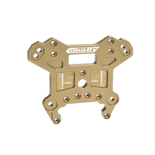 Team Corally - Shock Tower - Kagama Limited Edition - Front - Aluminum 7075 - 6mm - Hard Anodised - LE - 1 Pc