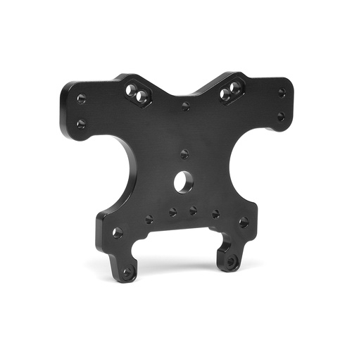 Team Corally - Shock Tower - SC - Front - Aluminum  - 5mm - Black - 1 Pc