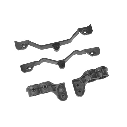 Team Corally - Body Post Holder L/R - Shock Tower Covers FR/RE - 1 Set