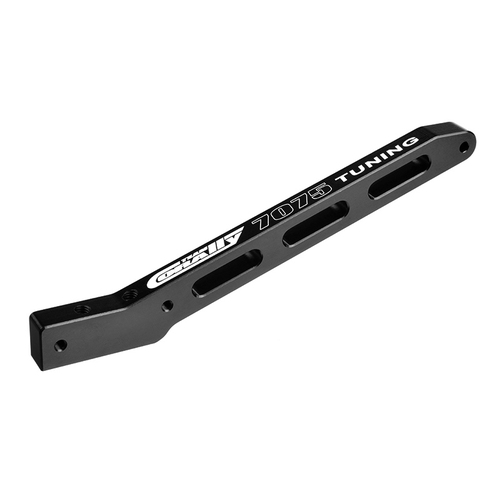 Team Corally - Chassis Brace V2 - Rear - Swiss Made 7075 T6 - Hard Anodised - Black - Made In Italy - Fits - Buggy - SWB Truck - 1pc