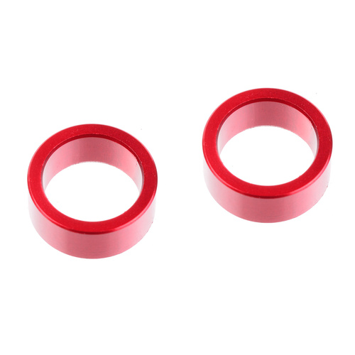 Team Corally - HDA Suspension Arm Insert - Inner - Aluminum - Red - 2 Pcs