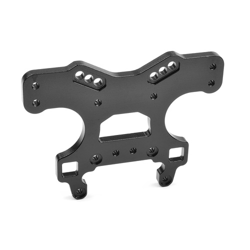 Team Corally - Shock Tower - XP4S - Front - Aluminum - 5mm - Black - 1 Pc