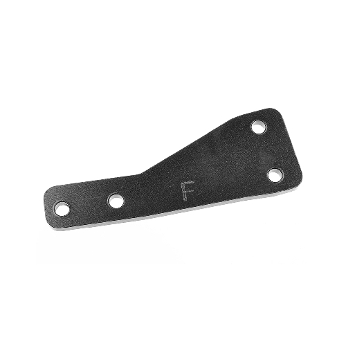 Team Corally - Shock Tower Brace - Front - MT - Aluminum - Black - 1 pc