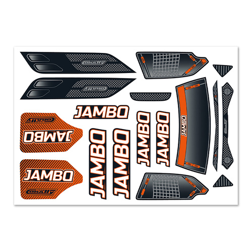 Team Corally - Body Decal Sheet - Jambo XP 6S - 1 Pc