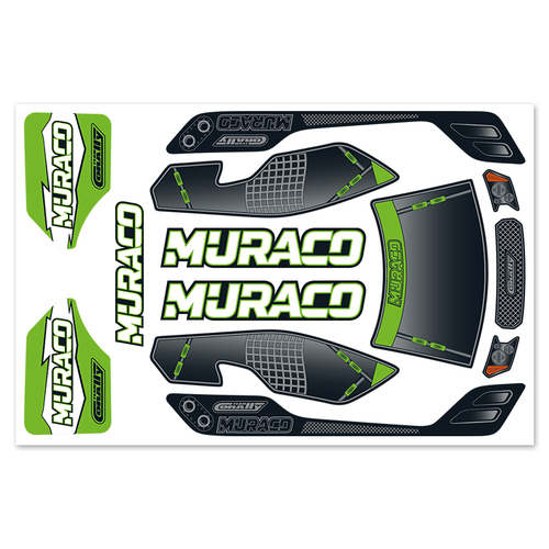 Team Corally - Body Decal Sheet  - Muraco XP 6S - 1 pc