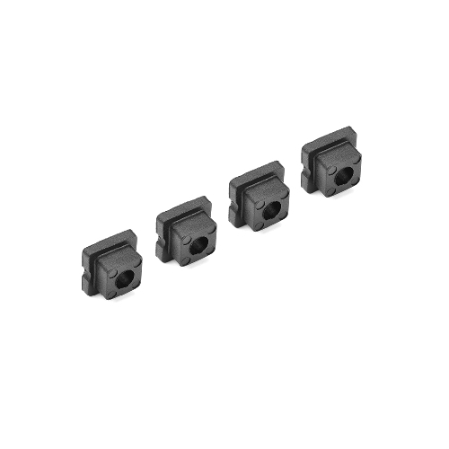 Team Corally - Bushings Set - For 5mm Shock Tower - Through hole - 0 Deg - Composite - 4 pcs
