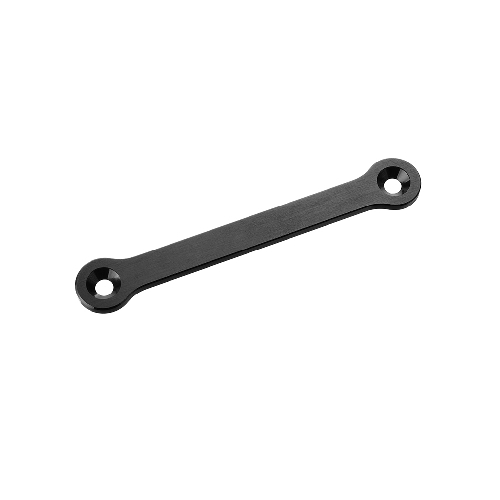 Team Corally - Steering Rack - Dual Stiffener - Swiss Made 7075 T6 - 2mm - Hard Anodised - Black - Made in Italy - 1 pc