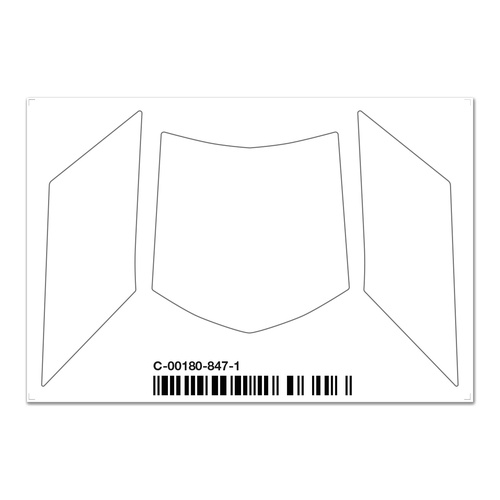 Team Corally - Body Window Paint Mask - SBX-825 - 1Pc