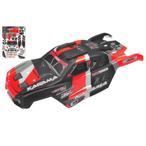 Team Corally - Body painted and cut - Kagama - Red - 1 pc