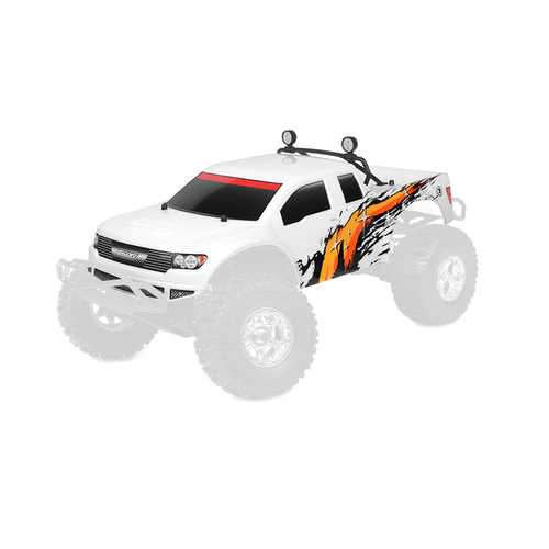 Team Corally - Polycarbonate Body - MAMMOTH SP - Printed White - Cut - 1 Pc