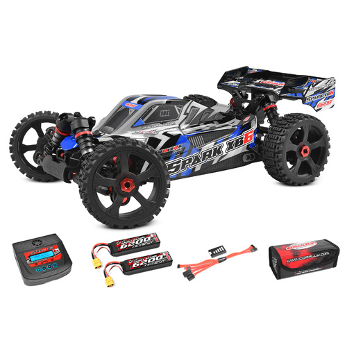 Team Corally - Spark XB-6 RTR - Drive'n Go Pack 6S - Blue Color
