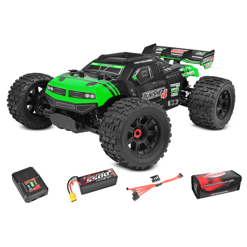 Team Corally - Punisher 4 RTR - Drive'n Go Pack 4S - Green Color