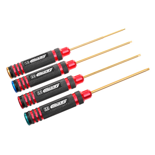Team Corally - Pro Hex Tool Set - Ti-Ni Coated - 1.5 / 2.0 / 2.5 / 3.0 mm - 4 pcs