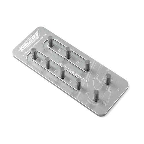 Team Corally - Pinion Caddy M1.0 - 9 Pinions - ø5mm