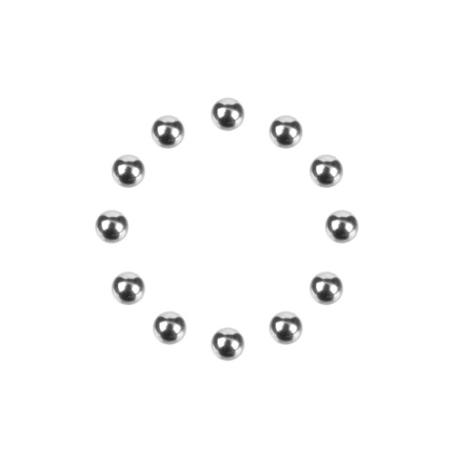 Team Corally - Precision Diff. Balls 1/8 - Chrome - 12 pcs