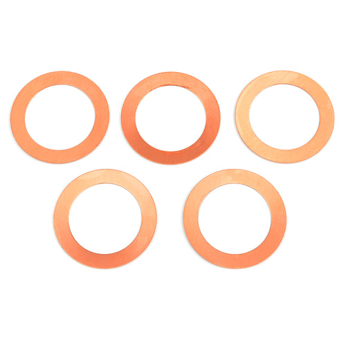 Team Corally - Head Shim 0.1mm Etor 21 3P and Etor 21 5-2P - 5 pcs