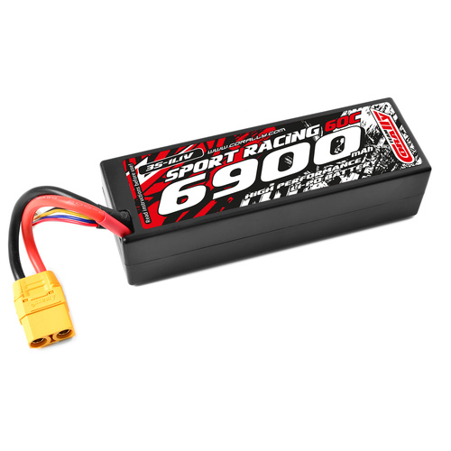 Team Corally - Power Racing 60C - 6900Mah - 3S - 11,1V - XT-90 - Hard Case