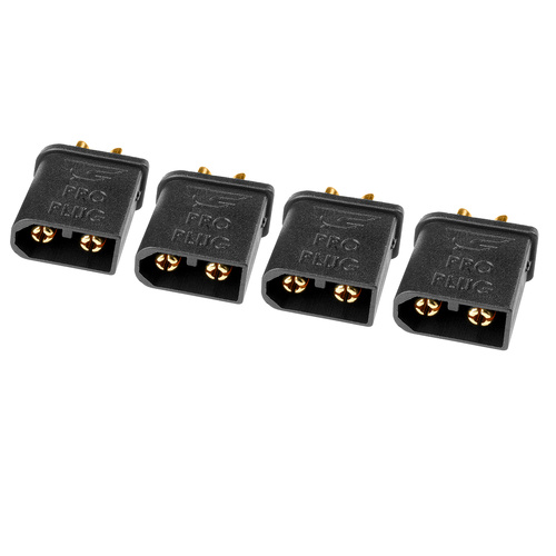 Team Corally - TC PRO Connector 3.5mm - Gold Plated Connectors - Reverse polarity protection - Female - 4 Pcs