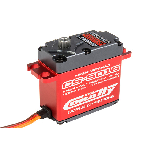 Team Corally - CS-5016 HV High Speed Servo - High Voltage - Coreless Motor - Titanium Gear - Ball Beared - Full Alloy Case