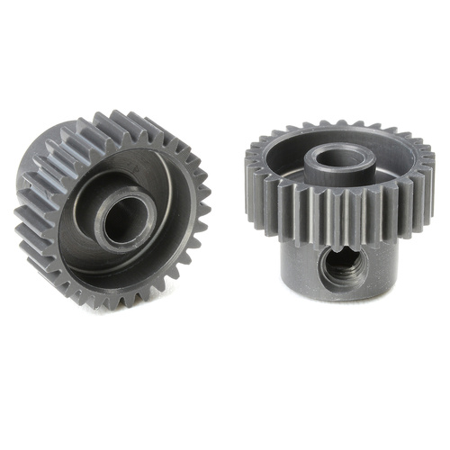 Team Corally - 64 DP Pinion - Short - Hard Anodised AL7075 - 30 Teeth - Shaft Dia. 3.17mm
