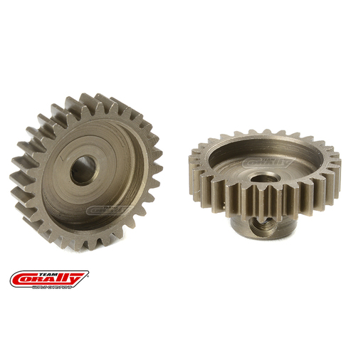 Team Corally - M0.6 Pinion - Short - Hardened Steel - 28 Teeth - Shaft Dia. 3.17mm