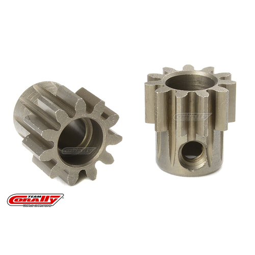 Team Corally - M1.0 Pinion - Short - Hardened Steel - 11 Teeth - Shaft Dia. 5mm