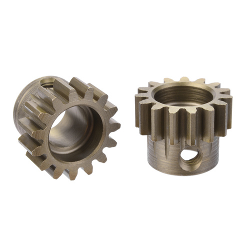 Team Corally - M1.0 Pinion  Short Wide Teeth  Hardened Steel - 15 Teeth - Shaft Dia. 8mm