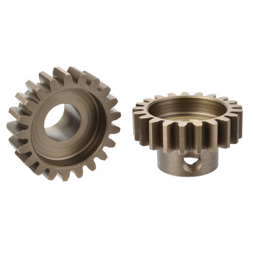 Team Corally - M1.0 Pinion  Short Wide Teeth  Hardened Steel - 21 Teeth - Shaft Dia. 8mm