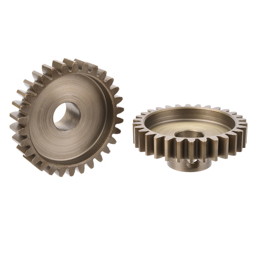 Team Corally - M1.0 Pinion  Short Wide Teeth  Hardened Steel - 30 Teeth - Shaft Dia. 8mm