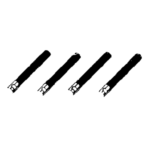 DUBRO 201 RIGGING COUPLERS 2-56 THREAD (4 PCS PER PACK)