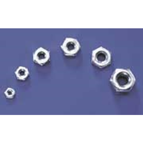 DUBRO 2103 2MM HEX NUTS (4 PCS PER PACK)