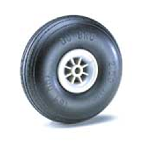 DUBRO 275TL 2-3/4in DIA TREAD LIGHT WHEELS  (1 PAIR PER CARD)