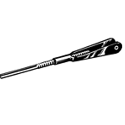 DUBRO 306 4-40 KWIK-LINK ON 12in ROD (12 PC PER TUBE)
