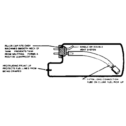 DUBRO 402 2 OZ. FUEL TANK (1 PC PER PACK)
