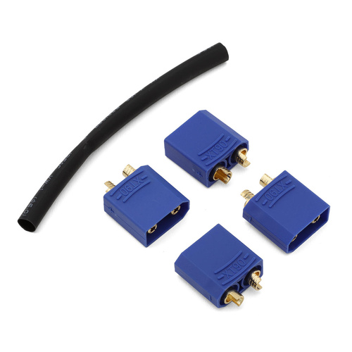 EcoPower 4.5mm "TruCurrent" XT90 Polarized Device Connectors (4 Male)